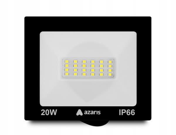 HALOGENLAMPA LED-STRÅLKASTARE 20W EFFEKTCERTIFIKAT