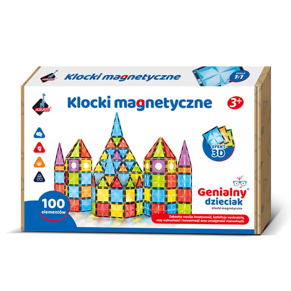 3D-magneettipalikat - 100 kpl