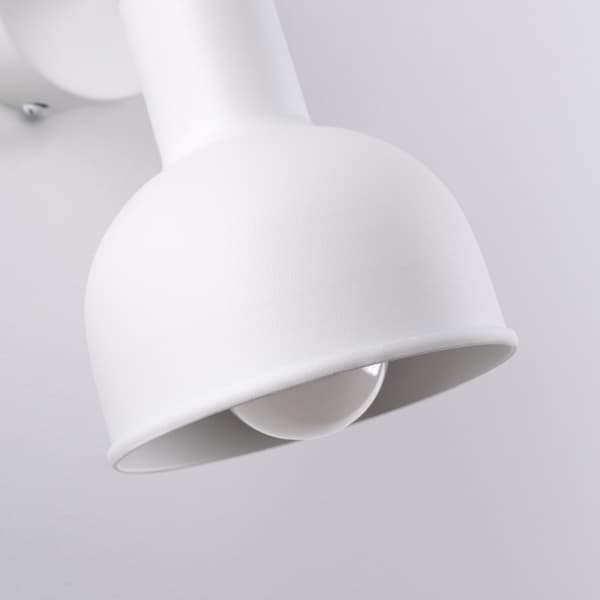 OPAL VÆGLAMPE 1 E27 HVID LUMILO 13.163.13