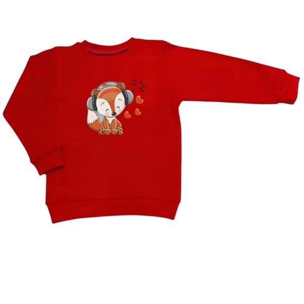 BØRNEPYJAMAS 128 TIL PIGER 100% bomuld RED FOX