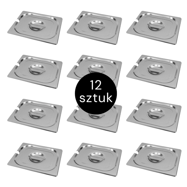 Lock för GN Mega-M 1/2 325x265 med urskärning (set om 12) N
