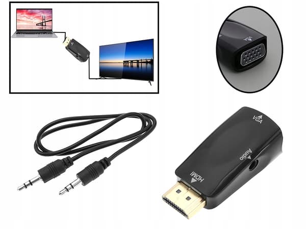 HDMI til VGA-adapter (250) GAB_A