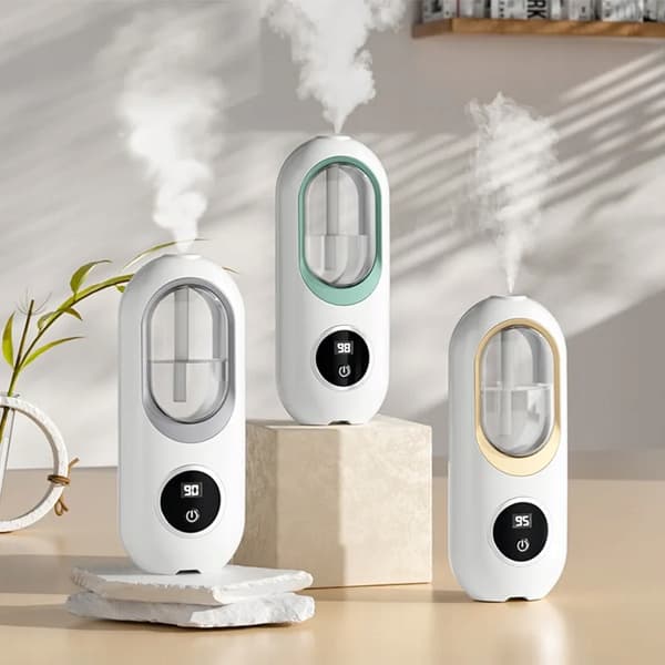 LUFTFUKTARE AROMADIFFUSER ULTRALJUD LCD AROMATERAPI