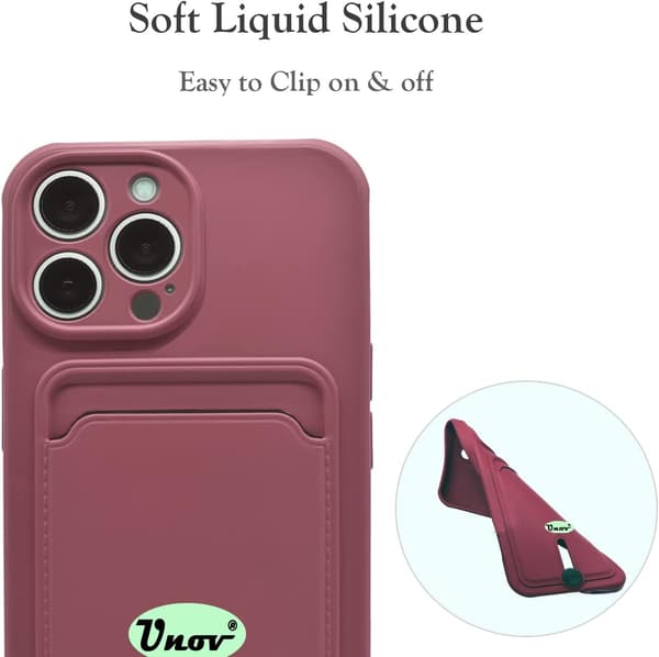 APPLE IPHONE 13 PRO SKYDDSFODRAL BURGUNDY KORTFAT