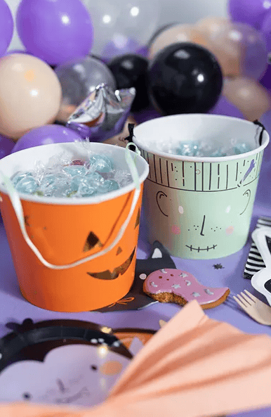 Halloween Græskar Slik Spande 2 stk