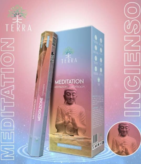 Terra Meditation røgelsespinde 20 stk. til meditation