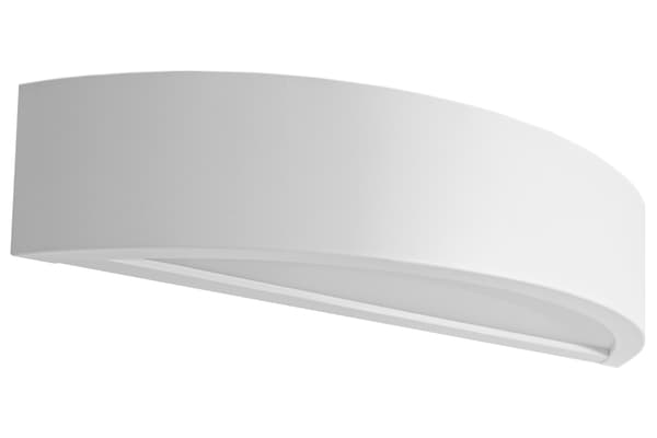Trävägglampa LEJA Halvplafond Vit Matt