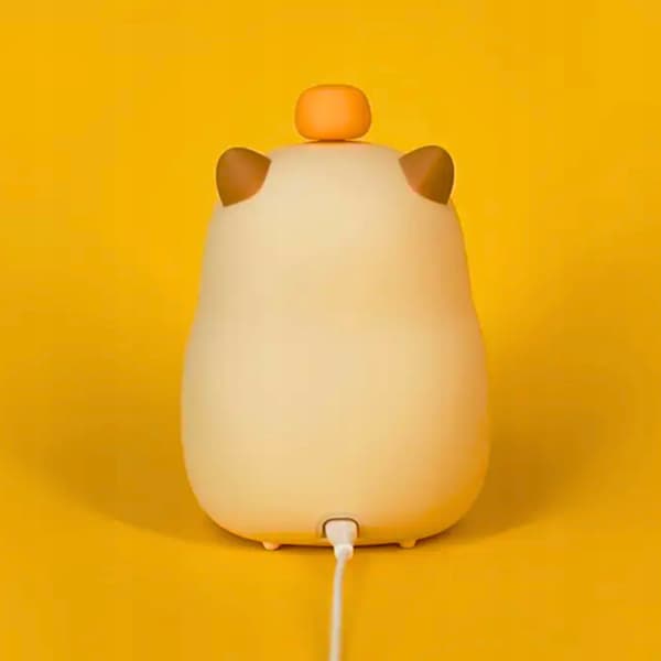 Ur Vækkeur Kapybara Natlampe Bordlampe Timer Lur LED USB