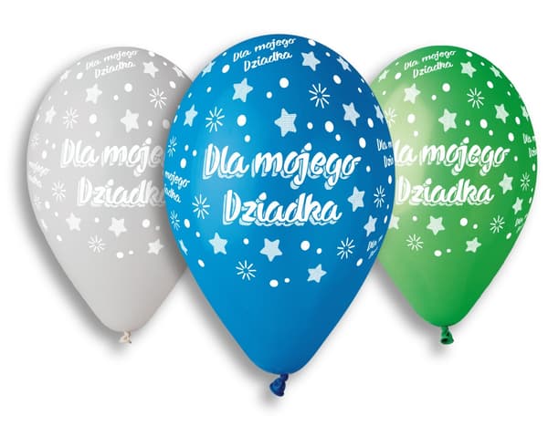 Premiumballonger till morfar 33 cm 5 st