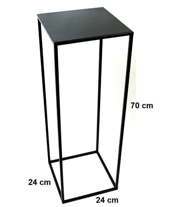 Loft blomställning 70cm svart med 363.