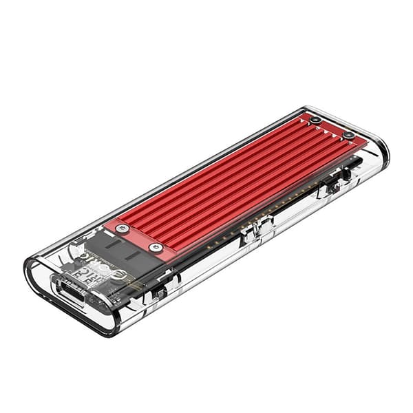 Orico TCM2-C3 M.2 NVME til USB-C 10 Gb/s diskdrev - rød