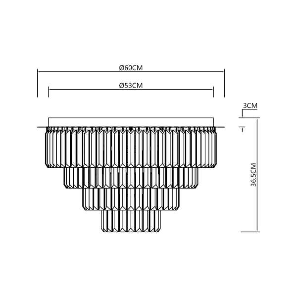 LOFTSLAMPE MILANO 9 E14 GULD MILAGRO ML1024