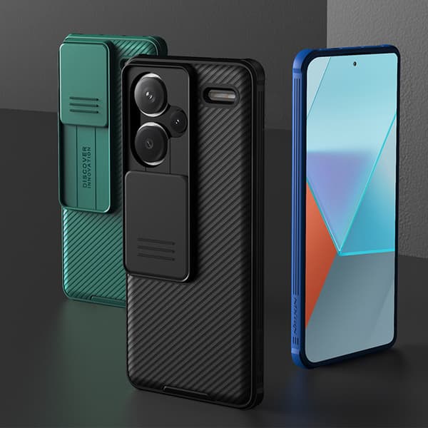 Nillkin CamShield Pro-fodral för Redmi Note 13 Pro Plus 5G (blå)