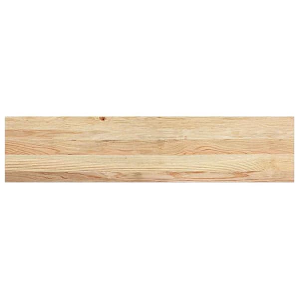 vidaXL trappetrin, 2 stk. ubehandlede, 110x25x2 cm massivt egetræ