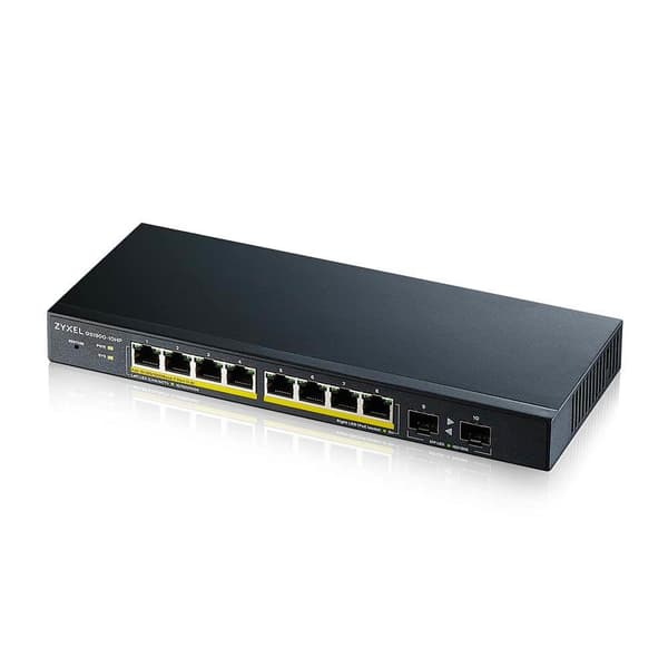 Switch Zyxel GS1900-10HP-EU0102F 77W Administrerad