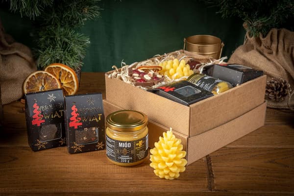 Gave til helligdage Sankt Nikolaus te lys honning