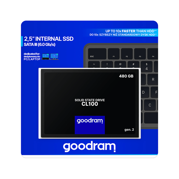Goodram CL100 SSD-levy 480 GB