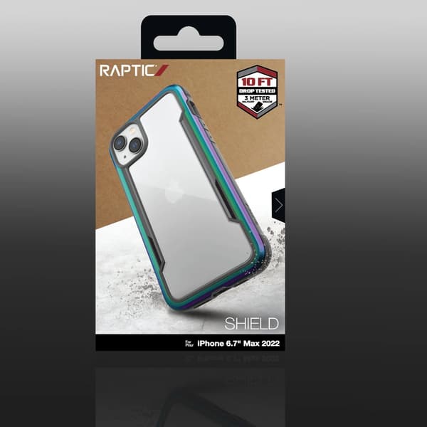 Raptic X-Doria Shield-cover til iPhone 14 Plus, pansret cover, opal