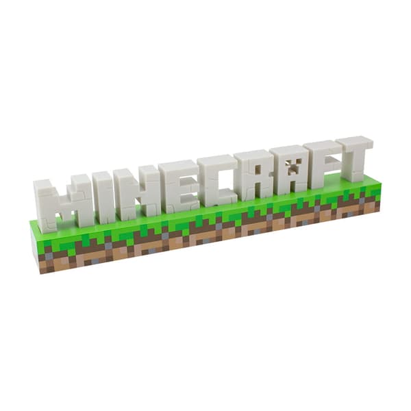 Lampa Logo 3D - Minecraft