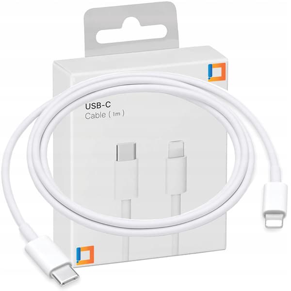 SNABBLADDARE KUB USB-C 20W USB TYP C + LIGHTNING-KABEL FÖR IPHONE 2M
