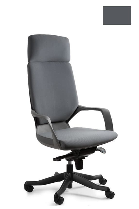Apollo BL417 skifergrå kontorstol/sort