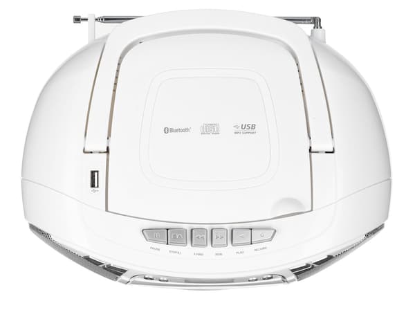 JVC RC-E451W Högtalare vit radiospelare