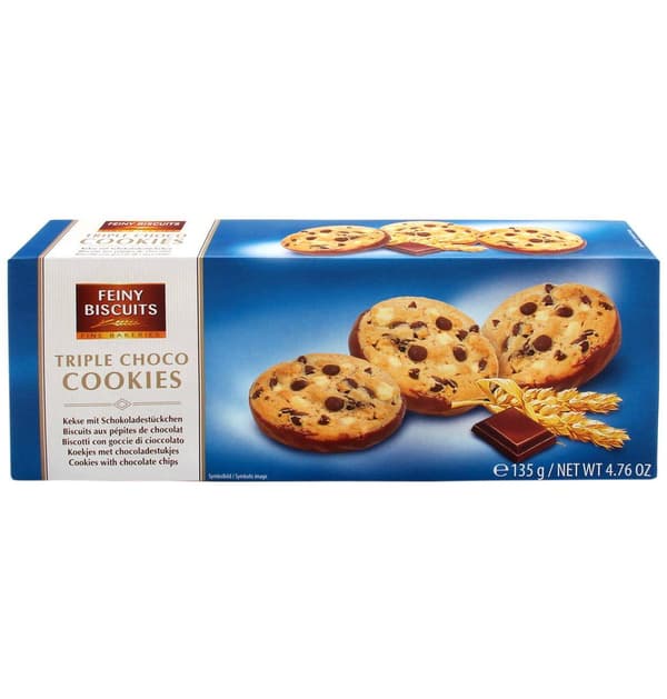 Feiny Biscuits Trippelsuklaakeksi 135 g