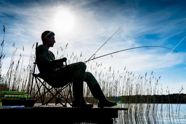 HUGO hopfällbar campingstol kamouflage