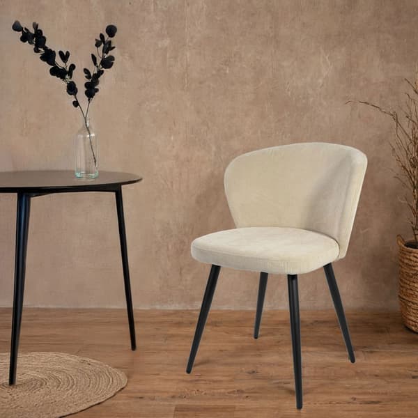 KROSBY Corduroy Beige -tuoli