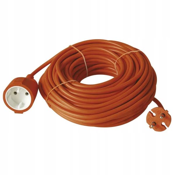 Bygg trädgårdsförlängningssladd 20m 2x1mm