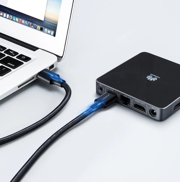 Ugreen USB 2.0 (han) - USB 2.0 (han) 2 m sort kabel (US128 10311)