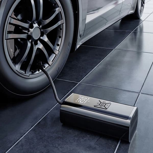 TRÅDLÖS KOMPRESSOR KRAFTFULL BATTERIDRIVEN ELEKTRISK PUMP FÖR BILAR
