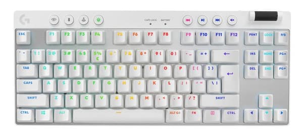 LOGITECH G Pro X TKL Trådlöst Tangentbord Vitt 920-012148