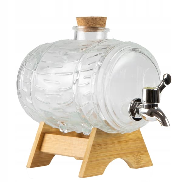 1,5L GLASFATT MED TAPPHÄRNSKINN