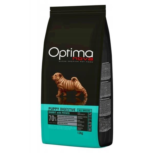 Tørfoder til hunde Optimanova Puppy 12 kg kanin