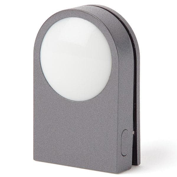 Lexon Lucie LED-klipsi, tummanharmaa/pistooli LL121X
