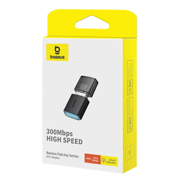 Baseus FastJoy 300Mbps WiFi-adapter (svart)
