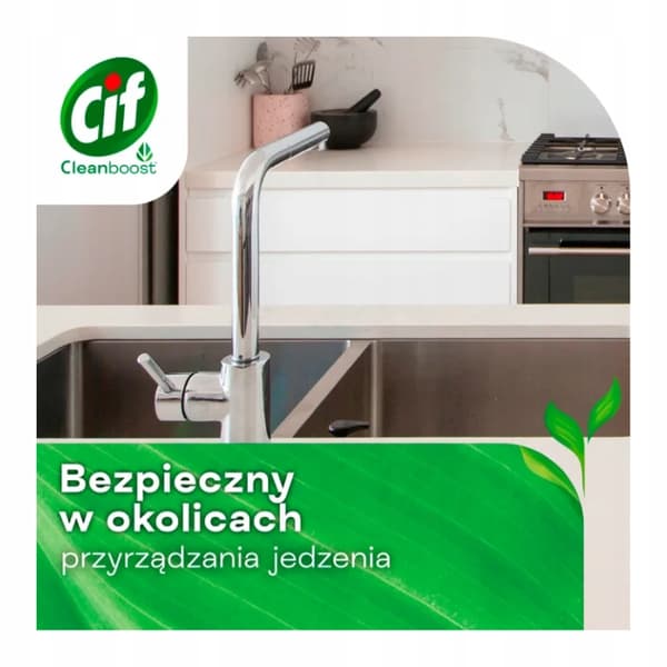 Cif afkalker i spray 500ml Cleanboost universel til badeværelse og køkken