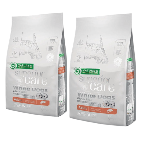 Nature's Protection GF Salmon Adult Tørfoder til Hunde 2x1.5