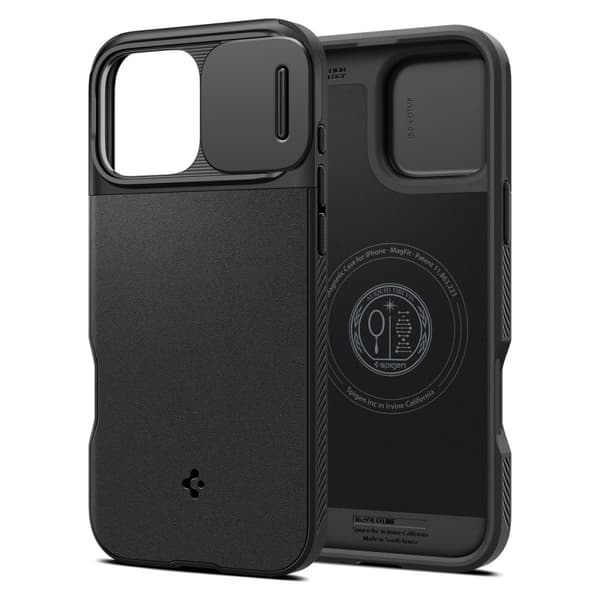 SPIGEN OPTIK ARMOR MAGSAFE IPHONE 16 PRO MAX SVART