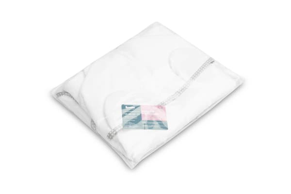 Valkoinen kylpyponcho