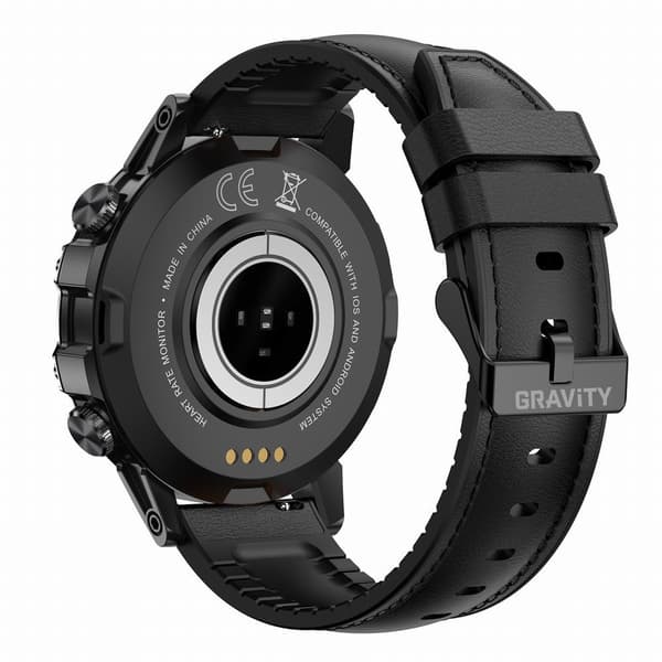 GRAVITY GT9-5 SMARTKLOCKA FÖR HERR - SAMTAL, BLODTRYCKSMÄTARE (sg021e)