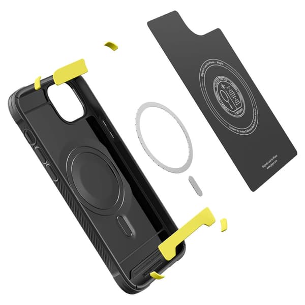 SPIGEN RUGGED ARMOR MAGSAFE IPHONE 14 MATTSVART