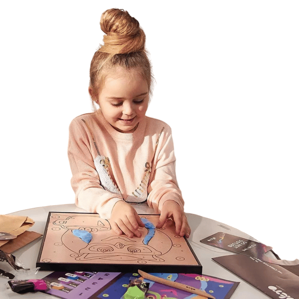 OKTO KUNST SÆT UGLE 3D MALERI EFTER TAL CIASTOLIN 20003