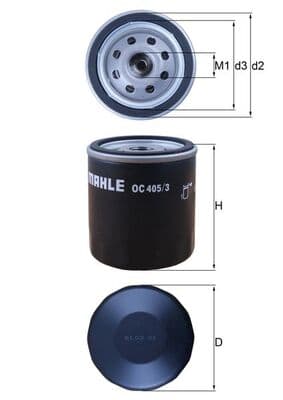OLIEFILTER OC4053 KNECHT