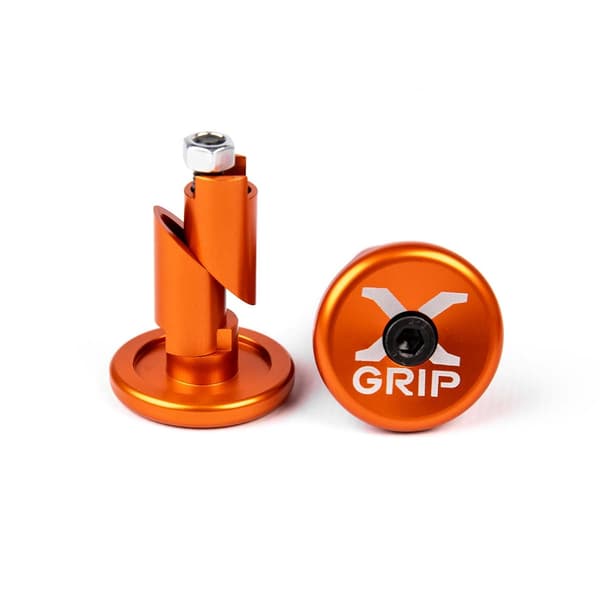 X-GRIP STYREENDER TIL HULDIAMETER 12-16,2 MM ORANGE