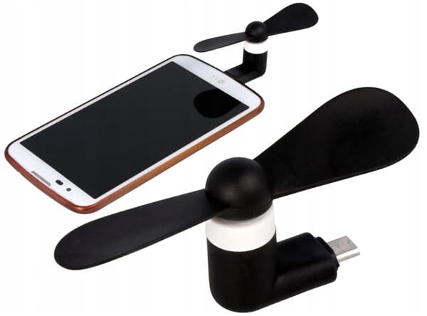Micro USB Mini bärbar handhållen fläkt för telefon