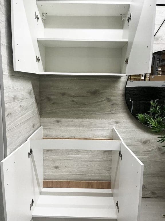 Vitt köksskåp för diskho, 80x50, stående