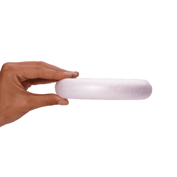 Frigolitringar, diameter 22 cm, 6-pack.