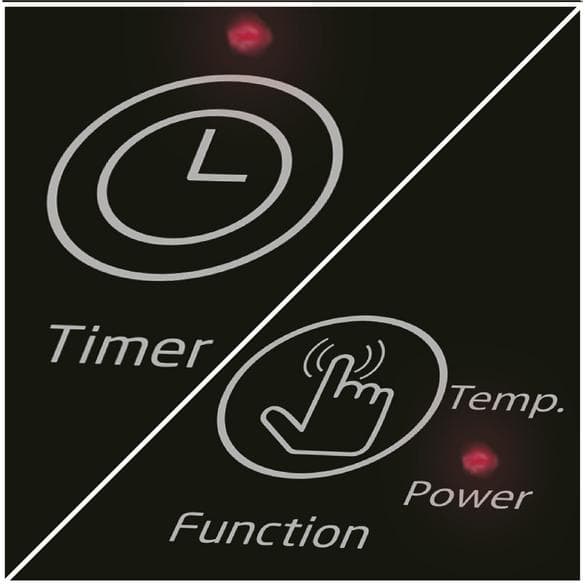 Induktiotaso KOENIC KIP 201025 Musta